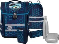 Schulranzen MCNEILL "Perfecto, Xagon", Kinder, Gr. B/H/T: 30cm x 38,5cm x 22cm, blau