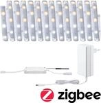 PAULMANN LED-Streifen "MaxLED 250 Basisset Smart Home Zigbee IP44 18W 135", silber