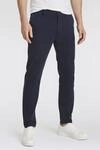 Chinohose BOSS ORANGE "Tapered-fit", Herren, Gr. 32, L&auml;nge 32, blau