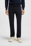 Chinohose BOSS ORANGE "Slim-fit", Herren, Gr. 32, L&auml;nge 32, blau...