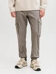 Cargohose JACK & JONES "PAUL FLAKE", Herren, Gr. 31, L&auml;nge 32, grau (falcon),...