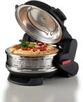 ARIETE Pizzaofen "927S Doppelpizzaofen f&uuml;r 2 Pizzen gleichzeitig, schwarz", schwarz,