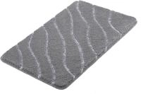 Badematte KLEINE WOLKE "Tram, Badvorleger, Badezimmer Teppich", grau (anthrazit),