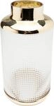 Tischvase KARE DESIGN "Vase LA Noble", gold (goldfarben), B:15cm H:30cm T:15cm, Glas,