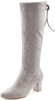Schlupfstiefel LASCANA "Schlupfboots, Slouchy Boots, Slip-On", Damen, Gr. 35, grau,