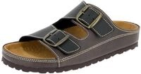 Pantolette LICO "Pantolette Natural Man", Damen, Gr. 43, braun, Synthetik, Schuhe