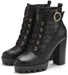 Stiefelette LASCANA "High-Heel-Stiefelette", Damen, Gr. 38, schwarz, Obermaterial: