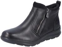 Winterboots RIEKER, Damen, Gr. 36, schwarz, Leder, Lederimitat, Textil, Schuhe