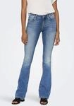 Bootcut-Jeans ONLY "ONLBLUSH &ndash; Bootcut-Jeans mit ausgestelltem Bein", Damen, Gr. M