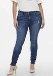 Skinny-fit-Jeans ONLY CARMAKOMA "CARWILLY REG SKINNY JEANS DNM REA", Damen, Gr. 46,