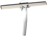 Duschabzieher WENKO "Terni", grau (chromfarben), B:24cm L:17cm, Zinkdruckguss,