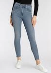 Skinny-fit-Jeans LEVI'S "721 HIGH RISE SKINNY", Damen, Gr. 27, L&auml;nge 28, blau (blau