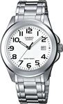 Quarzuhr, silber (edelstahlfarben), CASIO TIMELESS COLLECTION, Armbanduhren, Herren,