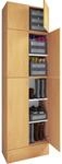 Schuhschrank VCM "XXL Schuhschrank Kleiderschrank Schrank Lona 5f AS", braun (buche),