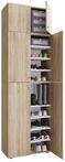 Schuhschrank VCM "XXL Schuhschrank Kleiderschrank Schrank Lona 9f SA", braun (sonoma,