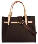 Henkeltasche BUGATTI "ELLA", Damen, Gr. B/H/T: 37cm x 27cm x 14cm onesize, braun,