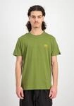 1100000002199 ALPHA INDUSTRIES "Basic T-Shirt SL", Herren, Gr. S, gr&uuml;n (moss...