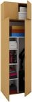 Mehrzweckschrank VCM "Holz Besenschrank Staubsauger Putzschrank Vandol", braun