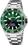 Taucheruhr FESTINA "Diver Collection", silber (silberfarben, gr&uuml;n, schwarz),