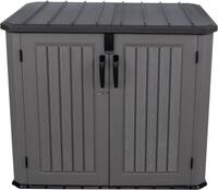 M&uuml;lltonnenbox 50NRTH "Phil", grau, B:146cm H:128cm T:94cm, Kunststoff,