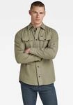 Jeanshemd G-STAR "Marine Slim", Herren, Gr. S, N-Gr, gr&uuml;n (shamrock gd), Web,