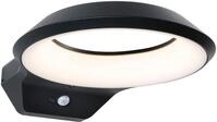 LED Au&szlig;en-Wandleuchte PAULMANN "Anela 230V anthrazit IP44", grau (anthrazit),