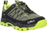 Wanderschuh CMP "KIDS RIGEL LOW WP TREKKING SHOES", Jungen, Gr. 28, gr&uuml;n (kaki,