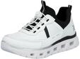 Sneaker RIEKER "Halbschuh", M&auml;dchen, Gr. 36, wei&szlig;, Obermaterial: 50% Rindsleder