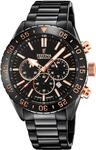 Chronograph FESTINA "Keramik Kollektion", schwarz, Armbanduhren, Herren, Chronograph,