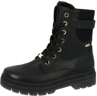 Schn&uuml;rboots TOM TAILOR, Damen, Gr. 36, Warmfutter, schwarz, Elastischer Einsatz,
