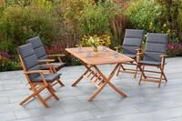 Garten-Essgruppe MERXX "Comodoro", braun, B:64,5cm H:100cm T:56cm, FSC-zertifiziertes