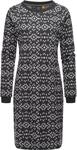 Sweatkleid RAGWEAR "Sweatkleid Dassa Aztec", Damen, Gr. XS, N-Gr, grau...