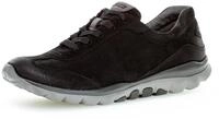 Keilsneaker ROLLINGSOFT, Damen, Gr. 43, schwarz, Nubukleder, Schuhe Keilsneaker, mit