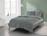Bettw&auml;sche IRISETTE "Mink 8835", gr&uuml;n, B/L: 155cm x 200cm, 1 Stk., 1 Stk., Biber,