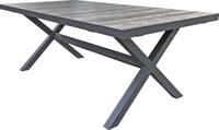 Gartentisch GARDEN PLEASURE "RANA", grau, B:202cm H:75cm T:100cm, Tische,