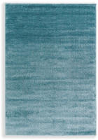 Teppich "Pure 190" Gr. 2, blau (t&uuml;rkis), B:80cm H:21mm L:150cm, Kunstfaser,...