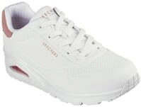 Sneaker SKECHERS "UNO - POP BACK", M&auml;dchen, Gr. 35, rosa (wei&szlig;, rosa), Lederimitat,