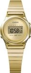 Chronograph CASIO VINTAGE, gold (goldfarben, gelbgoldfarben), Armbanduhren,...