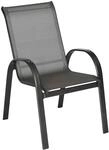 Gartensessel MERXX "Amalfi", grau, B:56cm H:97cm T:76cm, Sessel, Gartensessel, 2er