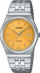 Quarzuhr, silber (silberfarben, gelb), CASIO TIMELESS COLLECTION, Armbanduhren,