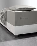 Spannbettlaken FLEURESSE "Comfort XL", grau, 1 Stk., Mako-Jersey, 140x200 140x210