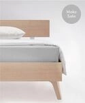 Spannbettlaken FLEURESSE "Colours in Gr. 90x200, 140x200 oder 180x200 cm", silber