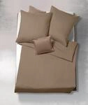 Bettw&auml;sche FLEURESSE "Linz", grau (taupe), B/L: 155cm x 220cm, 1 Stk., 1 Stk.,