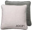 Dekokissen JOOP "Kissenh&uuml;lle MDF Doubleface 1er Pack" Gr. S, grau (ecru), B:50cm,