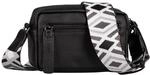 Handtasche TOM TAILOR DENIM "Mena", Damen, Gr. B/H/T: 18,5cm x 12cm x 5cm, schwarz,