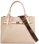 Henkeltasche BUGATTI "ELLA", Damen, Gr. B/H/T: 37cm x 27cm x 14cm onesize, beige,
