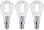 PAULMANN LED-Leuchtmittel "Eco-Line 3er Pack Tropfen 525lm 2,5W 3000K klar 230V",