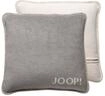 Dekokissen JOOP "Kissenh&uuml;lle MDF Doubleface 1er Pack" Gr. S, grau (hellgrau),