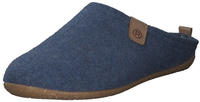Pantoffel ROHDE "GREENYS N35", Damen, Gr. 36, blau, Filz, meliert, Schuhe Pantoffel,
