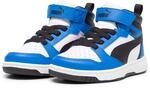 Sneaker PUMA "REBOUND V6 MID AC+ PS", Jungen, Gr. 33, blau (puma wei&szlig;, puma...